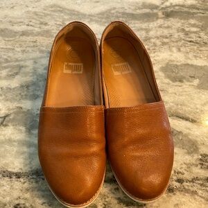 Fit Flop Slip On Loafers- Brown Size 9